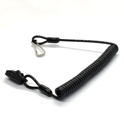 Segurança bobinada Lanyard For Fall Protection do fio do revestimento plástico