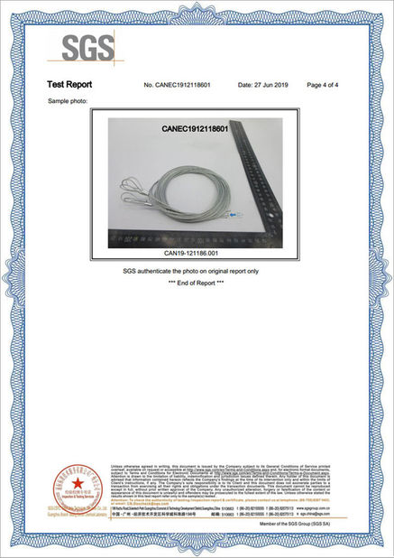 CHINA Dongguan Wire Rope Mate HardWare Co,.Ltd. Certificações